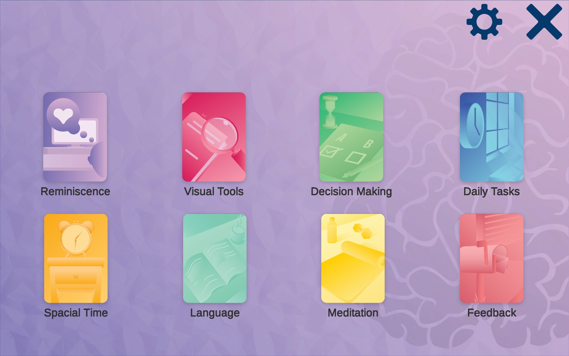 COSMA Module Menu